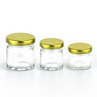 New Design Cylinder bird nest bottle glass  jam jar food storage preserve honey glass jar